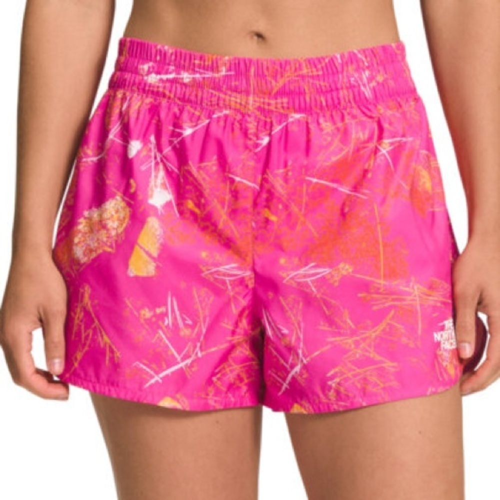 The North Face Women’s Limitless Lined Run Short 3.5” in Pink Glo Valley Size S